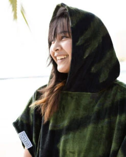 LEUS TIE DYE CAMO ORIGINAL ECO PONCHO -Wave Rider Shop 2Y6A0105 59156.1673632275