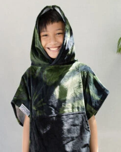 LEUS TIE DYE CAMO ORIGINAL ECO PONCHO -Wave Rider Shop 2Y6A0286 06731.1673632276