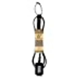7" SLATER DESIGNS REGULAR SURFBOARD LEASH (Black/Black, 7'0")(SW) -Wave Rider Shop 31GaWn90QfL. SL75 90759.1679681233