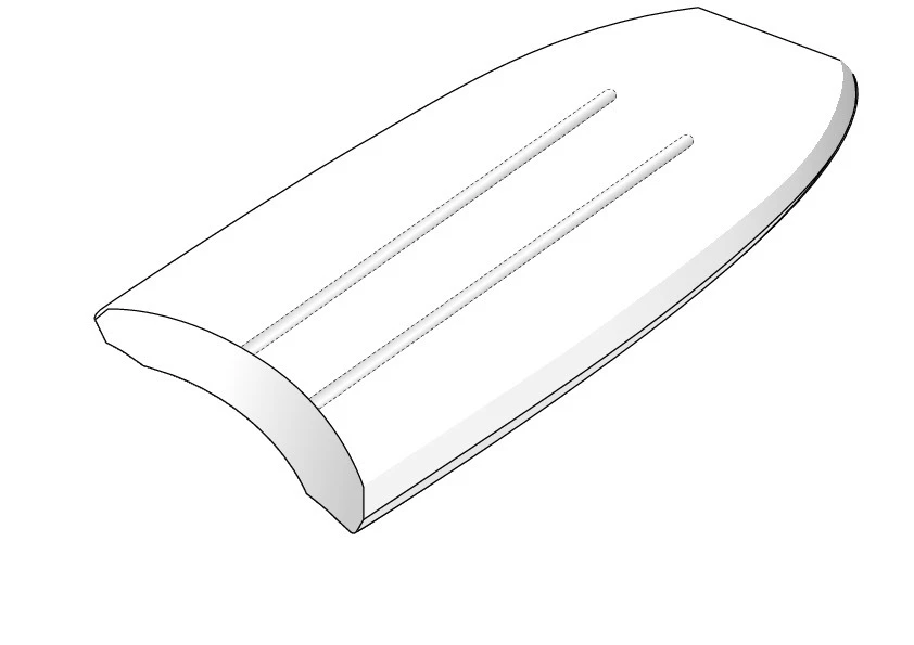 STEALTH BODYBOARDS Bullet "Block" Polypro Core - 2021/22 Model 10 STEALTH BODYBOARDS Bullet "Block" Polypro Core - 2021/22 Model - Image 8