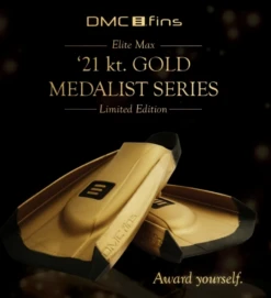 DMC Elite Max Fin - 21kt GOLD Medalist -Wave Rider Shop 640417