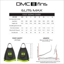 DMC Elite Max Fin - Fluoro/Charcoal 7 DMC Elite Max Fin - Fluoro/Charcoal -Wave Rider Shop 640456 2