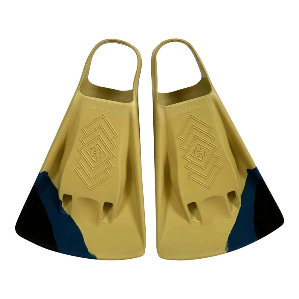 HUBBOARDS FINS - Dubb Zero - Tan/ Navy/ Black 4 HUBBOARDS FINS - Dubb Zero - Tan/ Navy/ Black - Image 2