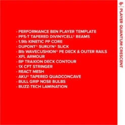 NMD BODYBOARDS Ben Player Quad Concave PFS-T Polypro Core - 2022/23 Model 9 NMD BODYBOARDS Ben Player Quad Concave PFS-T Polypro Core - 2022/23 Model -Wave Rider Shop 642521 1