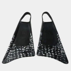 STEALTH S1 SUPREME FINS - Black/ White Pattern