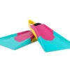 VULCAN V3 FINS - PLC Retro Model - Pink // Aqua// Yellow -Wave Rider Shop 642733