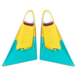 VULCAN V3 FINS - PLC Retro Model - Pink // Aqua// Yellow -Wave Rider Shop 642733 2