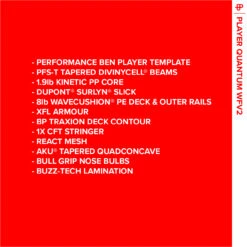 NMD BODYBOARDS Ben Player Quad Concave PFS-T Wi-Fly 2.0 Polypro Core - 2023 Model 10 NMD BODYBOARDS Ben Player Quad Concave PFS-T Wi-Fly 2.0 Polypro Core - 2023 Model -Wave Rider Shop 644179 1