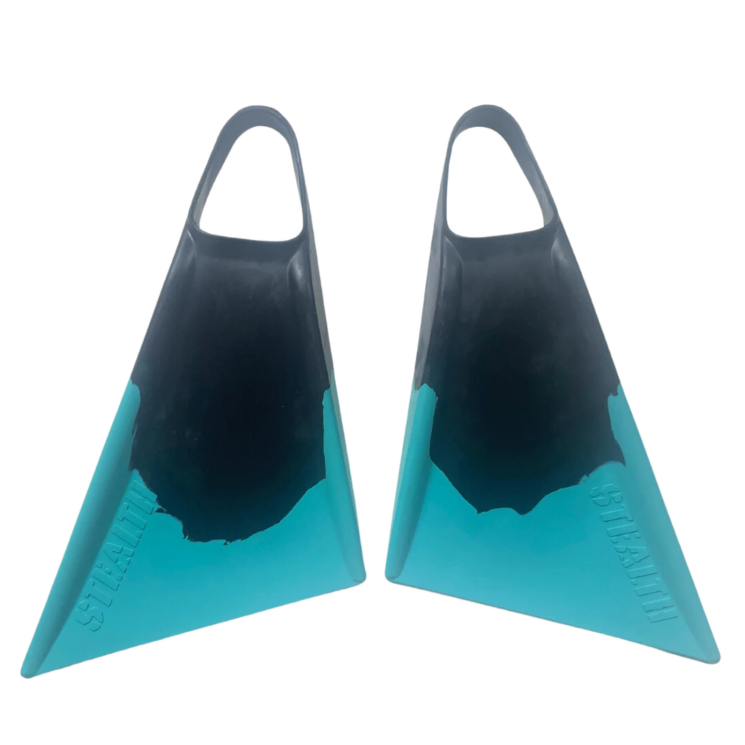 STEALTH S2 FINS - Super Soft Flex Black //Teal 3 STEALTH S2 FINS - Super Soft Flex Black //Teal