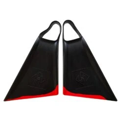 HUBBOARDS FINS - Boostin' Houston - Black/ Red -Wave Rider Shop 9384635 2