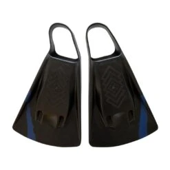 HUBBOARDS FINS - Dubb Zero - Black/ Navy -Wave Rider Shop 9386101 2