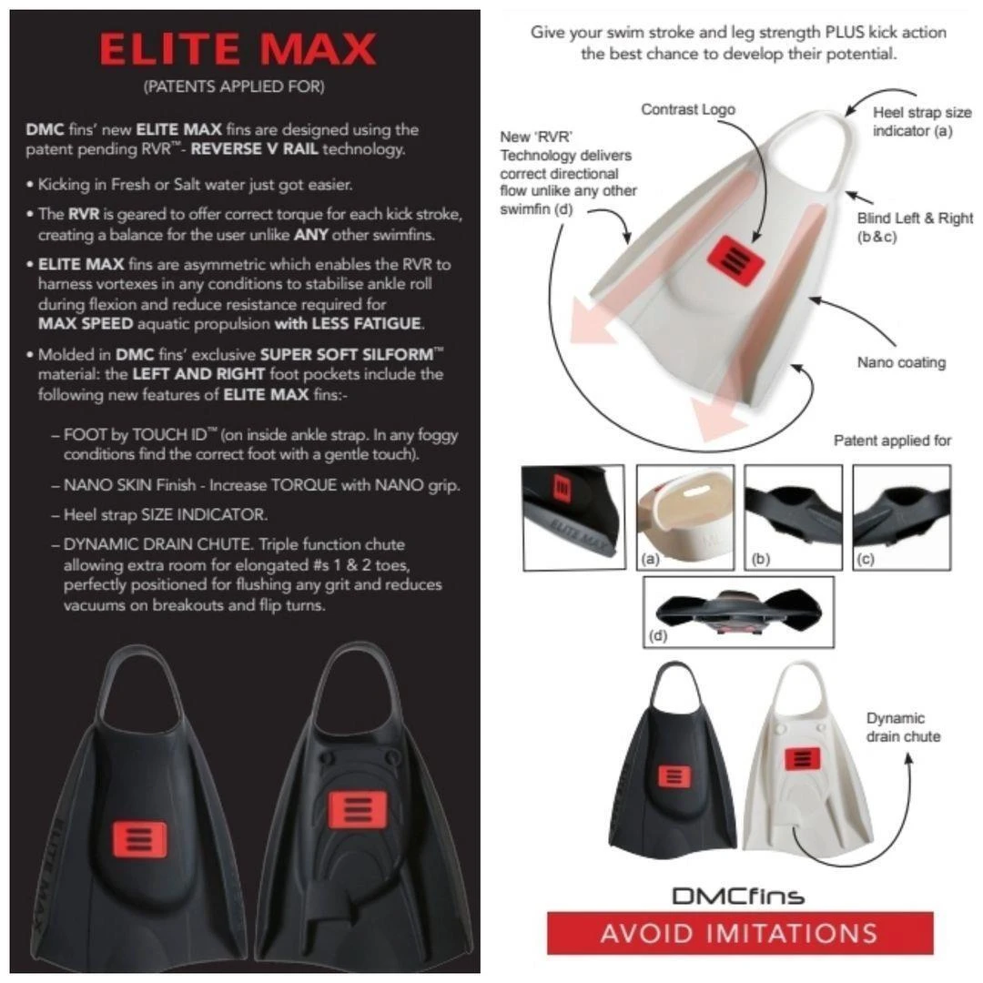 DMC Elite Max Fin - Black 4 DMC Elite Max Fin - Black - Image 2