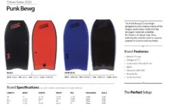 HARDY SHAPES BODYBOARDS Punk Bewg Polypro Core - 2020/21 Model -Wave Rider Shop 9430924 2