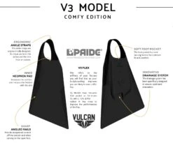 VULCAN V3 FINS - Black -Wave Rider Shop 9430967 1
