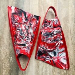 POD Fins PF3 Ocean Active - Red -Wave Rider Shop 9459307 2