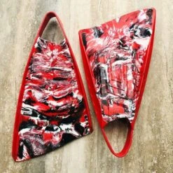 POD Fins PF3 Ocean Active - Red -Wave Rider Shop 9459307 3