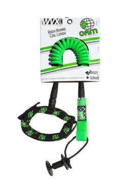 OAM BODYBOARD BICEP LEASH -Wave Rider Shop Bicep Green 47547.1675878628