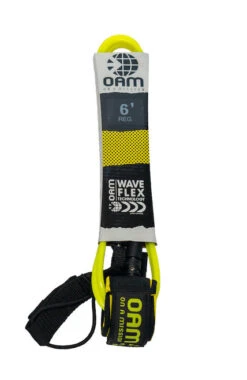 OAM 6' REGULAR LEASH -Wave Rider Shop OAM 6ftRegYellow 1 20327.1675878712
