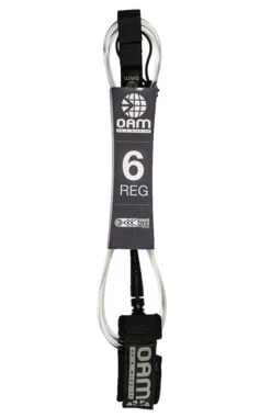 OAM 6' REGULAR LEASH -Wave Rider Shop OAM REG6Clear 1 69982.1675878712
