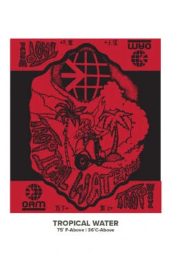 OAM SURF WAX 6 PACK: TROPICAL -Wave Rider Shop OAM TROPICALWAX 1 04844.1675878674