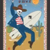 CATALYST DANCING SKELLY TOWEL ( ) -Wave Rider Shop Surfin Cowboy Towel Art 2 21637.1628091381
