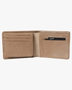 BILLABONG DIMENSION FAUX LEATHER BIFOLD (AVYAA00224) -Wave Rider Shop abyaa00224 billabongp cly dtl1 78045.1684767181