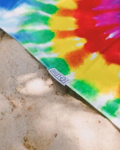 LEUS TIE DYE RAINBOW BEACH ECO TOWEL (EX) -Wave Rider Shop leus beachtowel tie dye rainbow 4 74208.1695244406