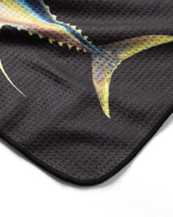 LEUS AMADEO BACHAR FISH STACK GOLF ECO TOWEL -Wave Rider Shop leus caddytowel abachar fish stack2 37701.1673632282